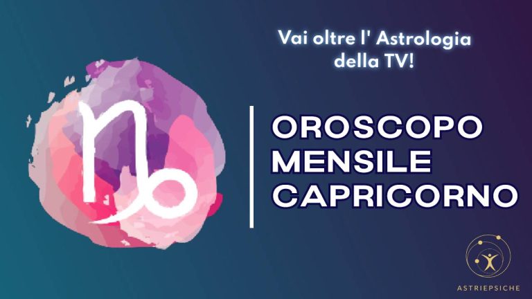 oroscopo MESE CAPRICORNO