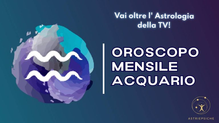 oroscopo MESE acquario